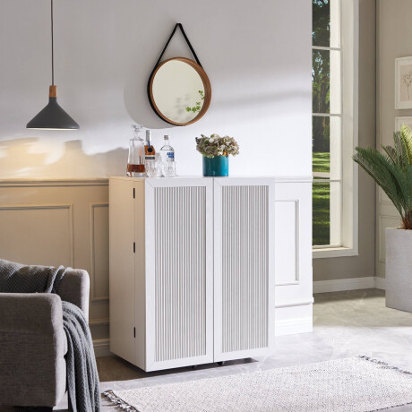 BAR TRANSFORMABLE BUFFET BOTELLERO COPERO CON RUEDAS BAR TRANSFORMABLE BUFFET BOTELLERO COPERO CON RUEDAS