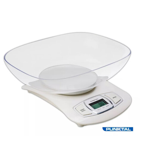 Balanza De Cocina Digital Punktal Hasta 5kg Gia 1 Año Amv Capacidad máxima 5 kg Color Gris Balanza De Cocina Digital Punktal Hasta 5kg Gia 1 Año Amv Capacidad Máxima 5 Kg Color Gris