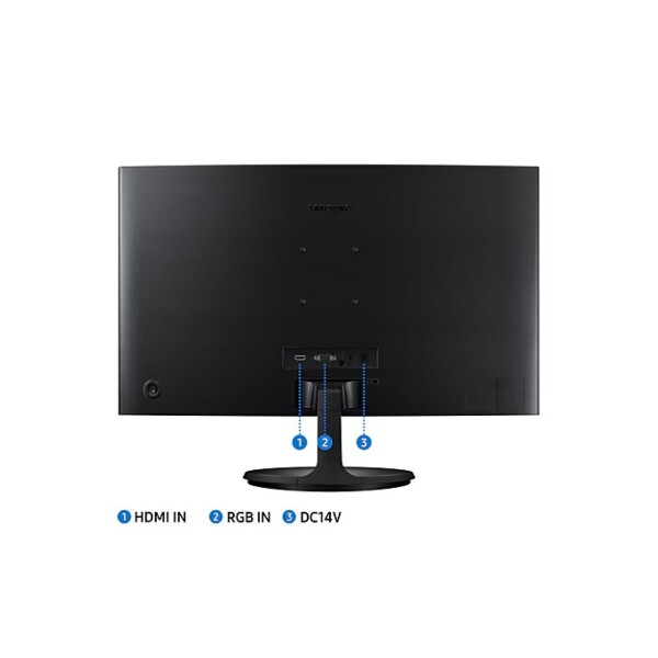 Monitor Samsung Essential 27 Curvo C27f390fh Fhd 60hz MONITOR SAMSUNG ESSENTIAL CURVO 27" F390