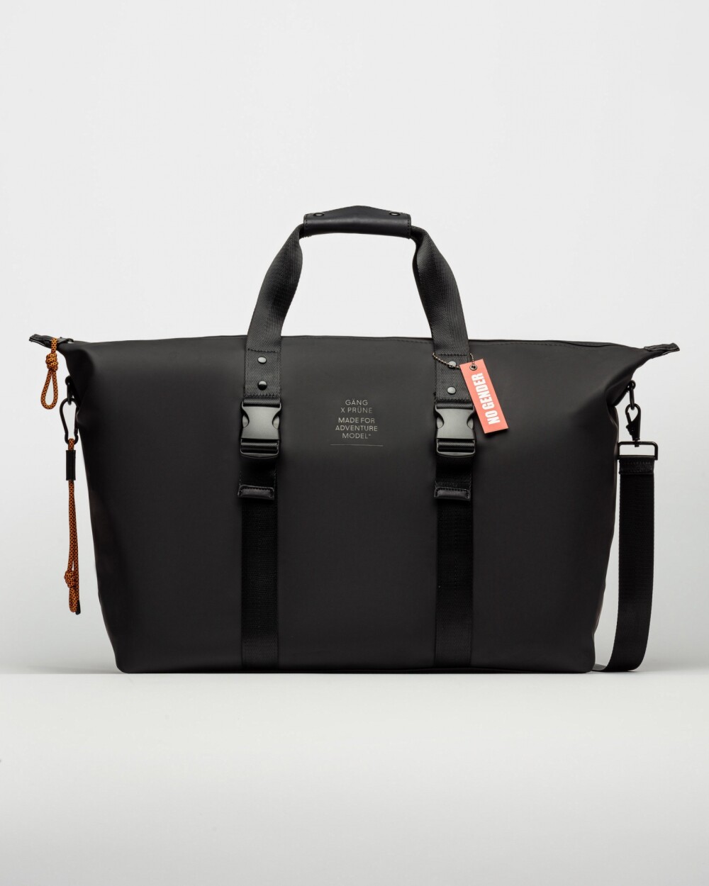 Bolso J Gang En Efecto Cuero Negro