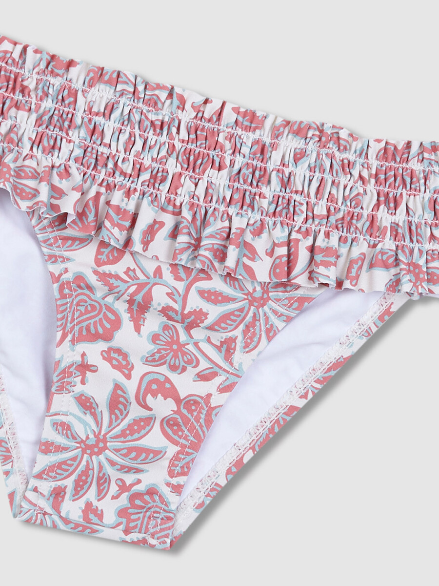 Traje De Baño Estampado Flor India Piedra