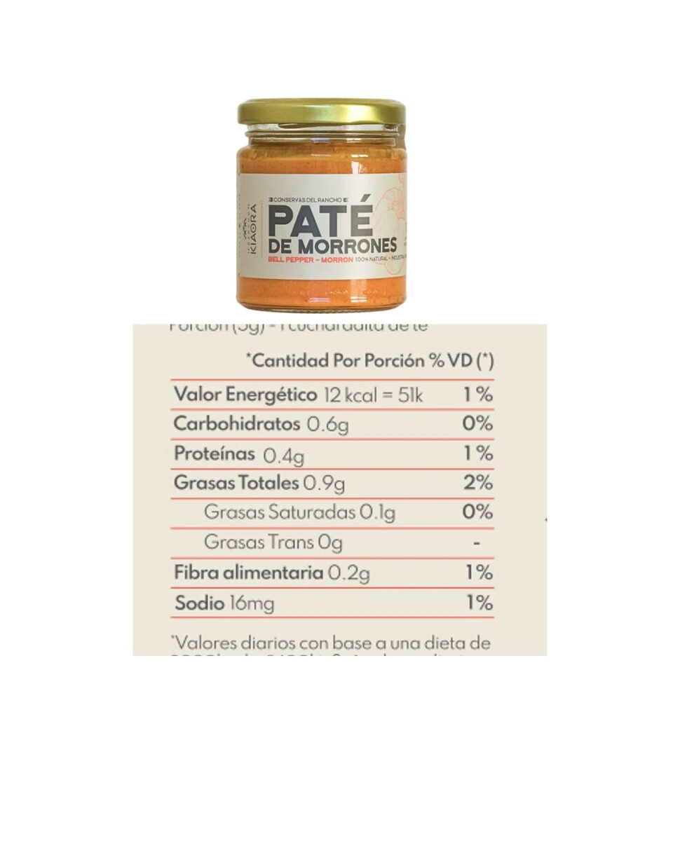 PATÉ DE MORRONES 175GRS 