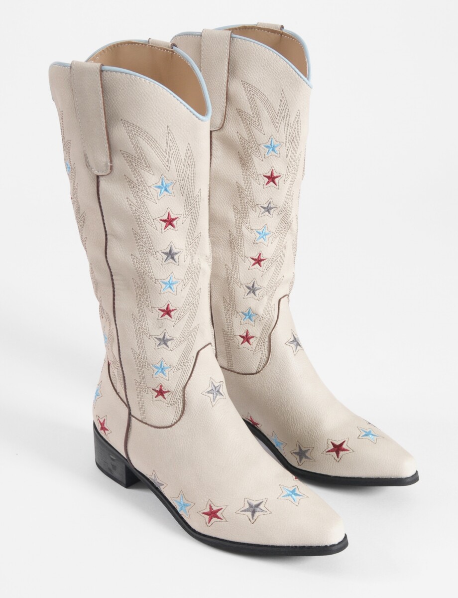 Botas tejanas Eclipse - crudo 