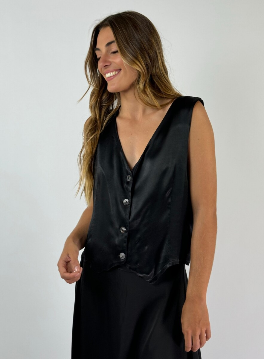 CHALECO TANA - NEGRO 