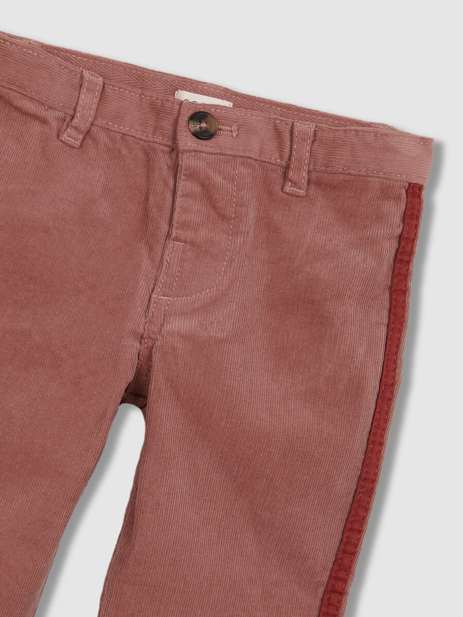 Pantalon Rosa Con Contraste Rosa Rosa Maquillaje