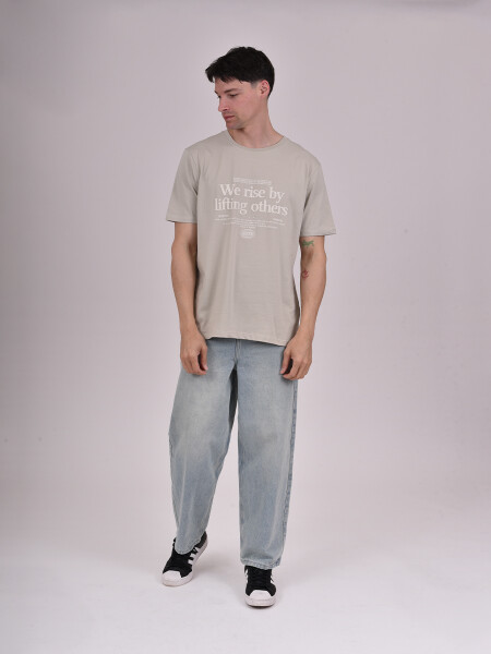 REMERA EDESSA VERDE GRISACEO