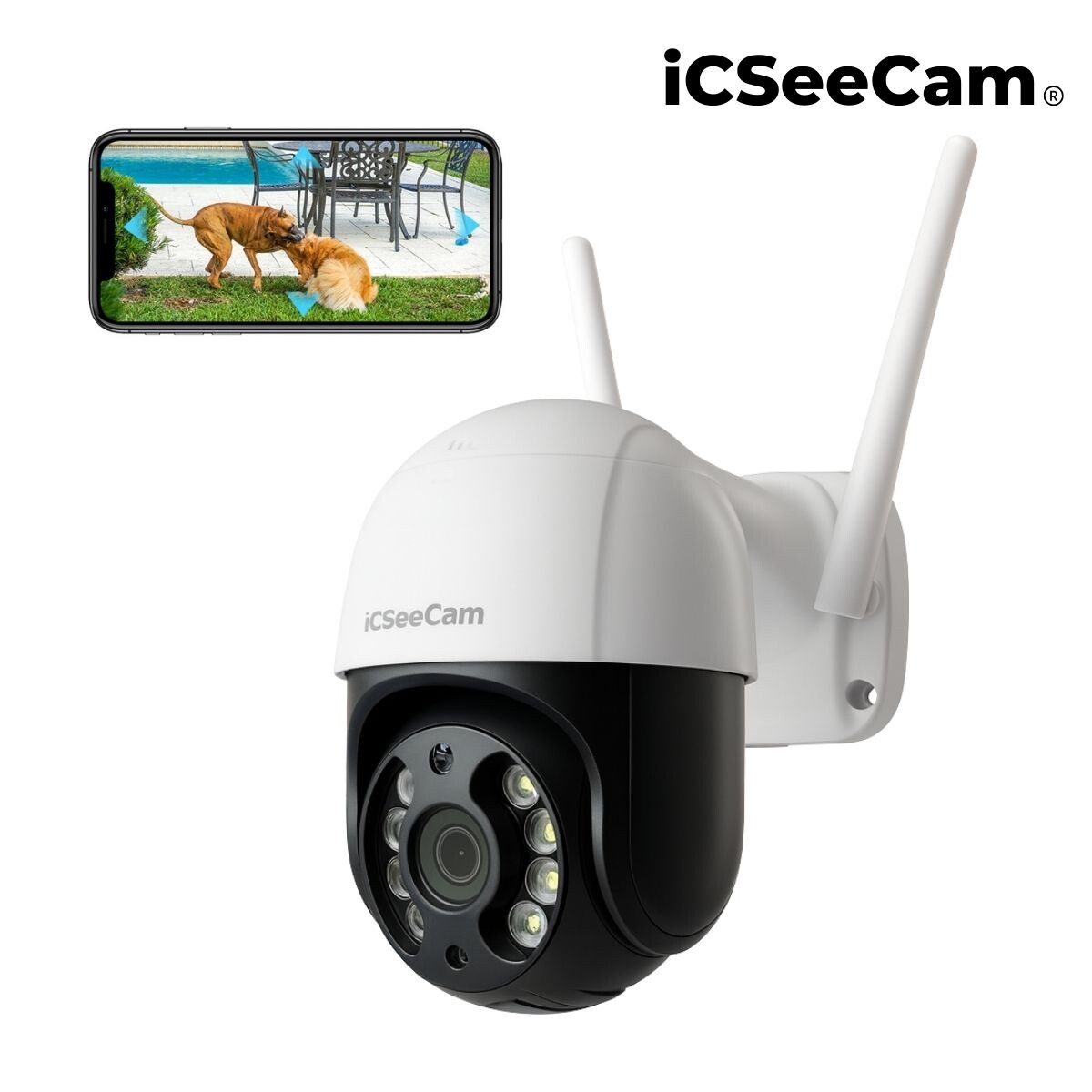 Cámara Seguridad Inalámbrica Exterior Wifi 3mp Icseecam 