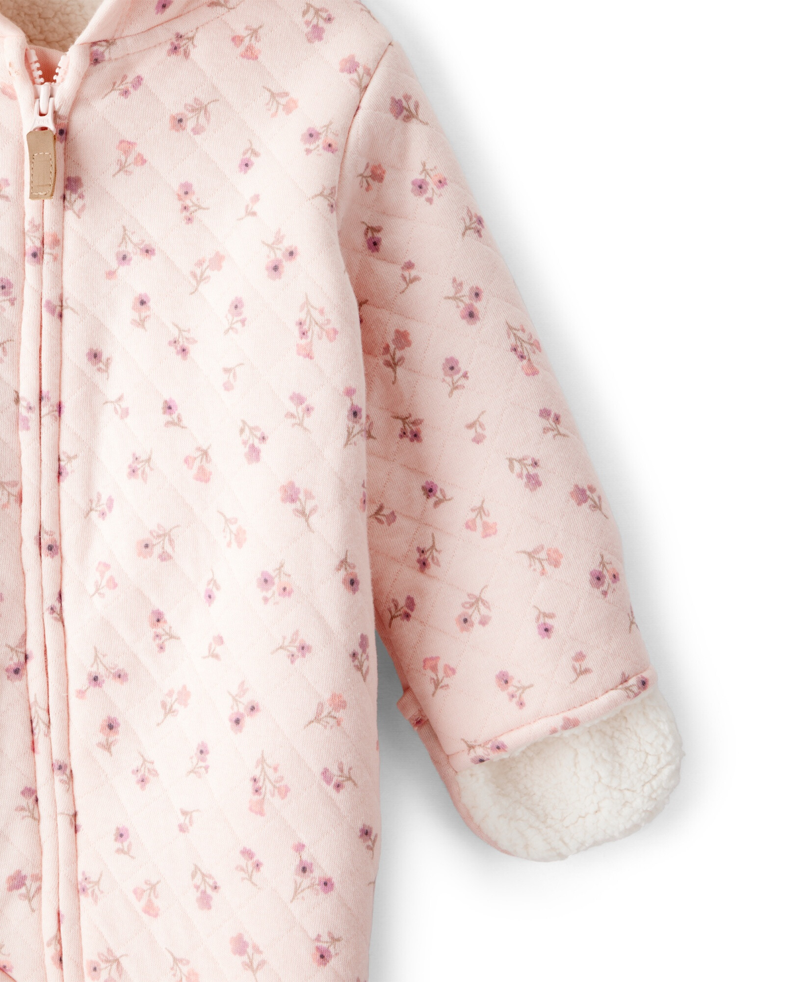 Astronauta de algodón capitoneado, diseño floral Astronauta de algodón capitoneado, diseño floral