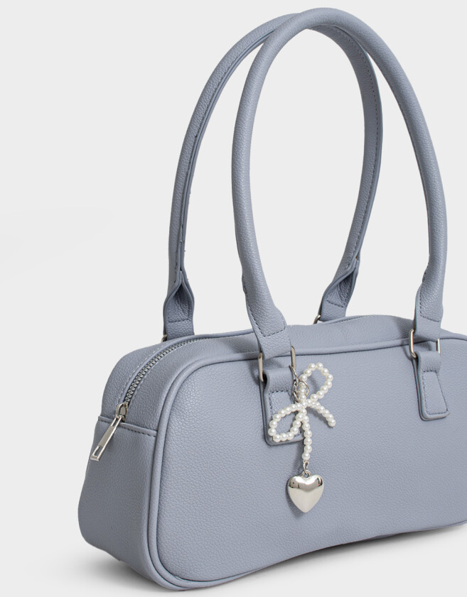 Bandoleras Romántico Bandolera Con Charm - Azul Medio