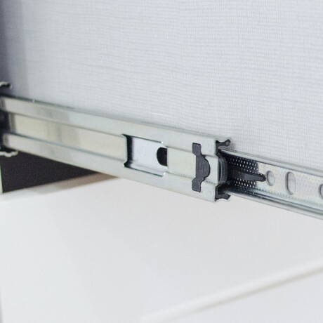 BAJO MESADA ARMARIO 2 PUERTAS 3 CAJONES - LÍNEA AMERICANA BLANCO