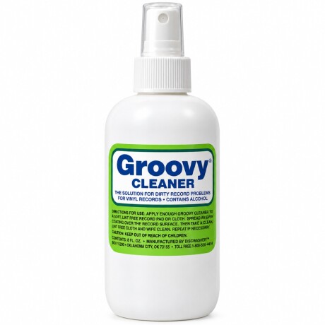 Líquido Limpiador De Discos De Vinilo Groovy 8 Oz (237 Ml) Líquido Limpiador De Discos De Vinilo Groovy 8 Oz (237 Ml)
