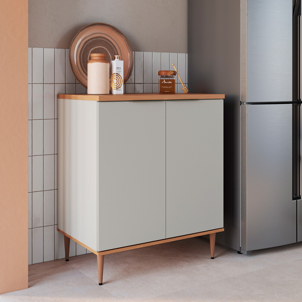 Módulo bajo ALICE 0,80 m, 2 puertas, color Arenas Módulo Bajo Alice 0,80 M, 2 Puertas, Color Arenas