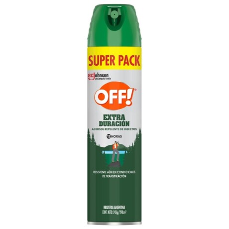 OFF REPELENTE AEROSOL EXTRA DURACION 290 ML OFF REPELENTE AEROSOL EXTRA DURACION 290 ML