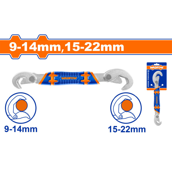LLAVE UNIVERSAL DOBLE BOCA AJUSTABLE WADFOW WUW1101 LLAVE UNIVERSAL DOBLE BOCA AJUSTABLE WADFOW WUW1101