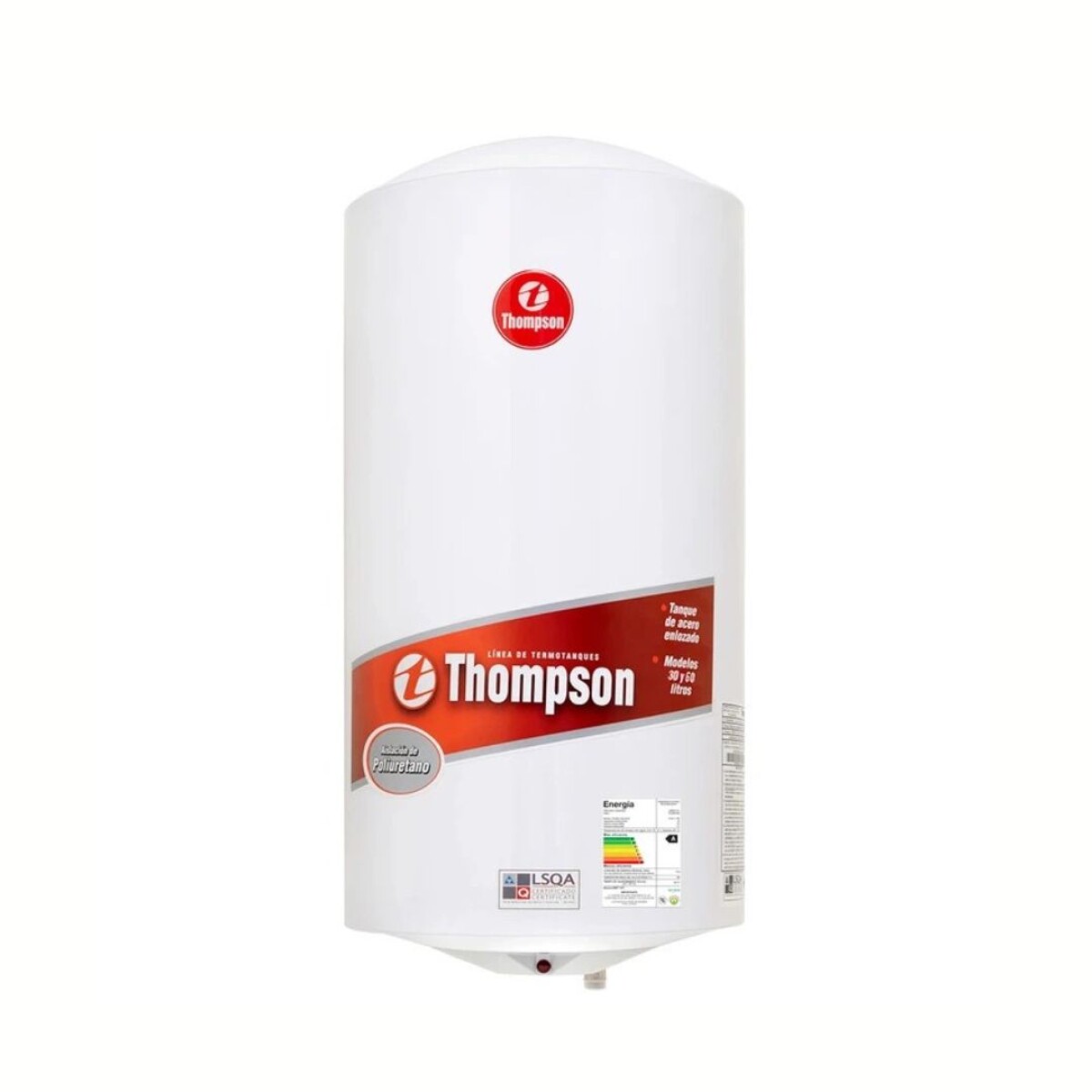 Calefón tanque de acero 60 litros - THOMPSON 