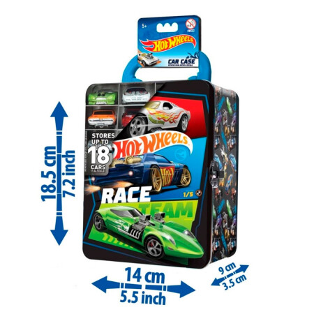 Hot Wheels Porta Autos Metálico Race Team