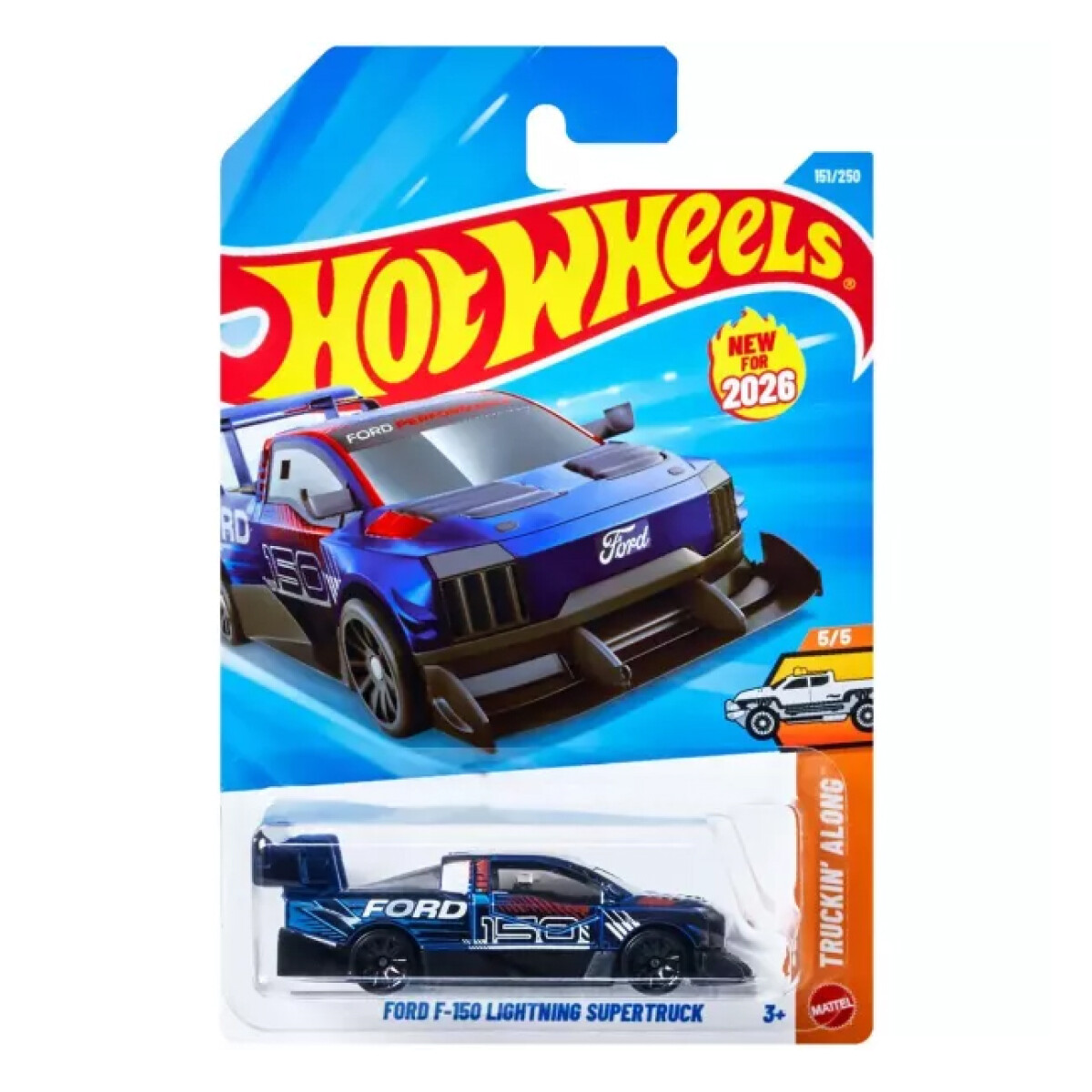 Auto Hot Wheels - Ford F-150 Lightning Supertruck 