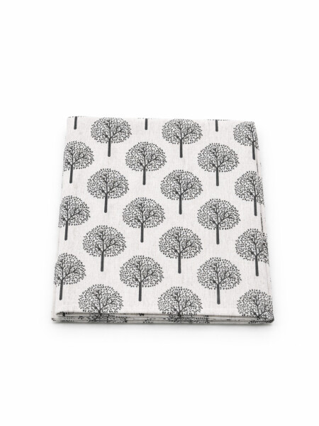 MANTEL ESTAMPADO BLANCO