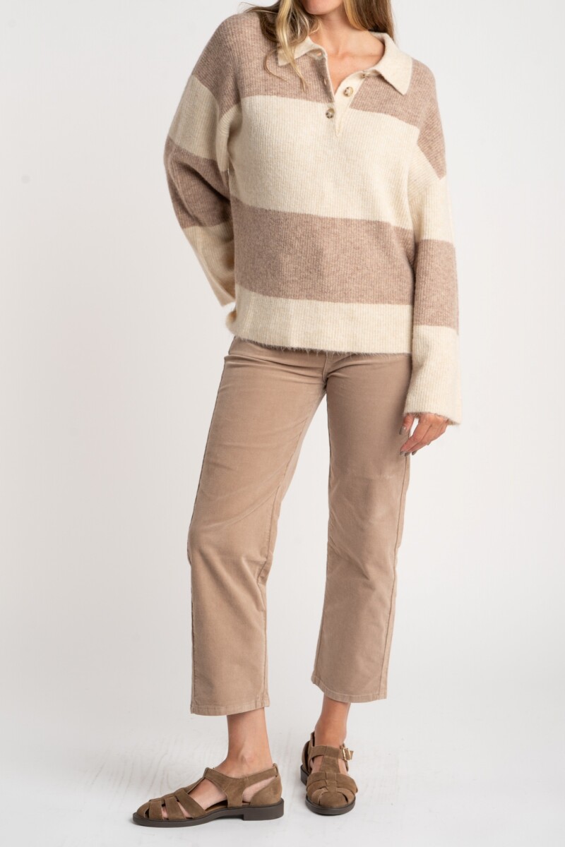 Sweater Polo Mocha