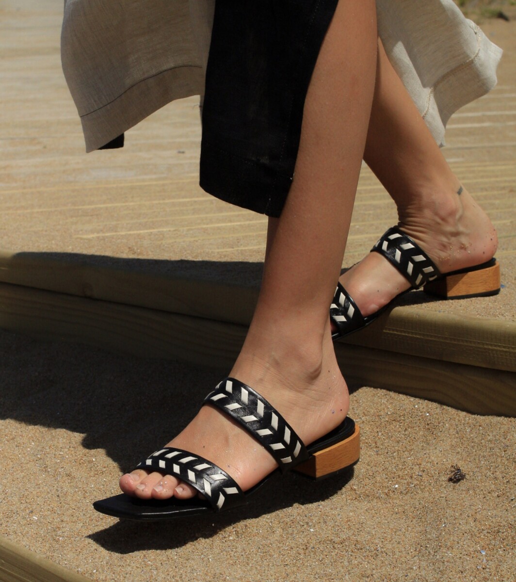 Sandalias Fancy - Negro 