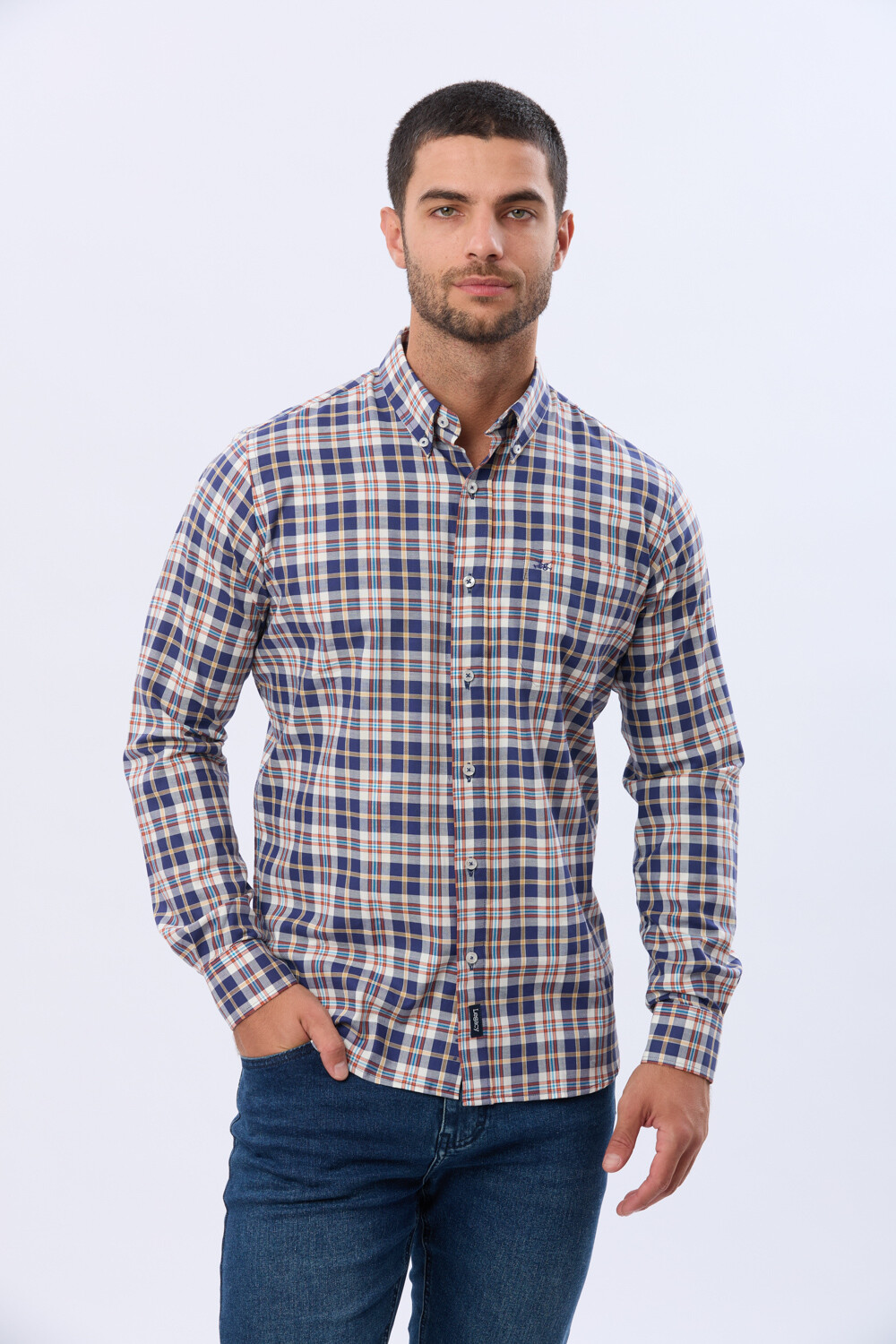 CAMISA SPORT A CUADROS Unico