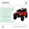Jeep a batería para Niños Rojo