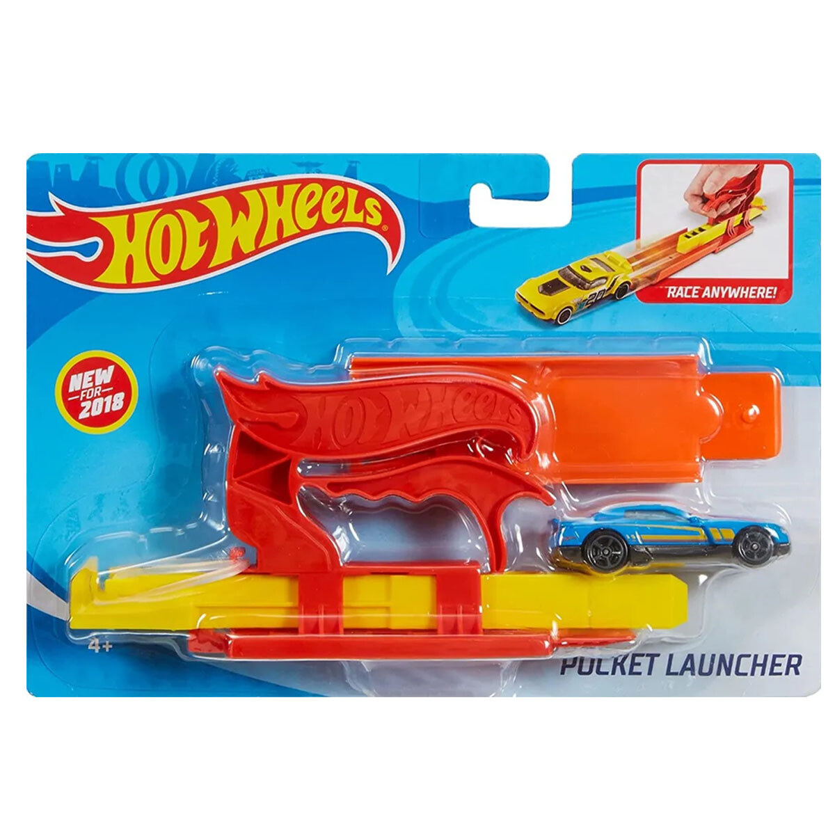 Hot Wheels Lanzador de bolsillo 