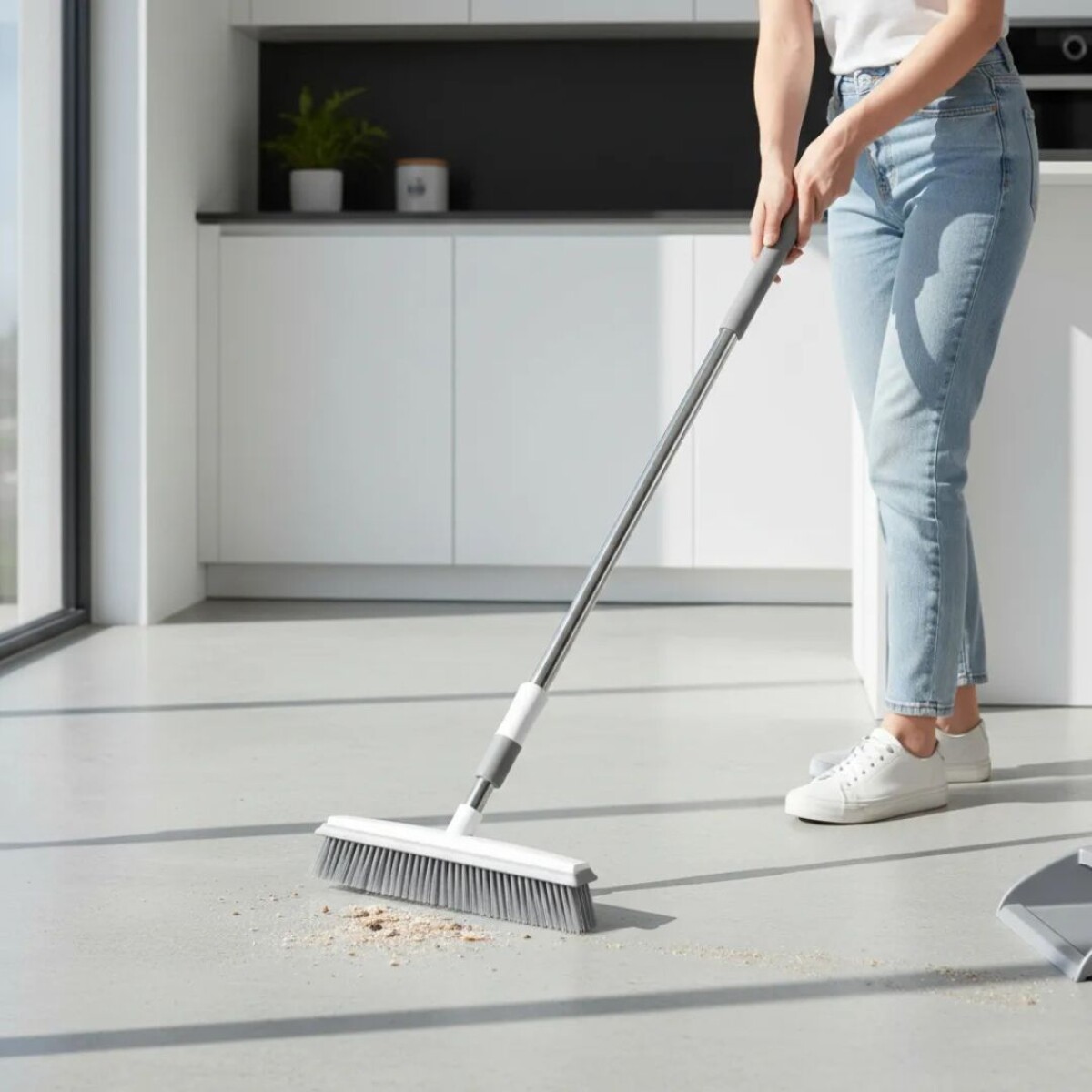 ESCOBA CON CERDAS DE SILICONA 