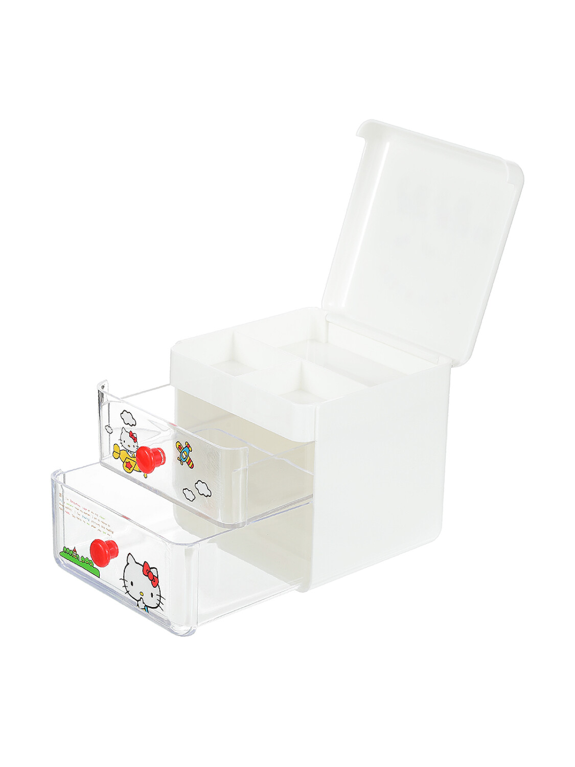 Sanrio - Organizador de 2 gavetas de Hello Kitty - ABC Fashion & Beauty