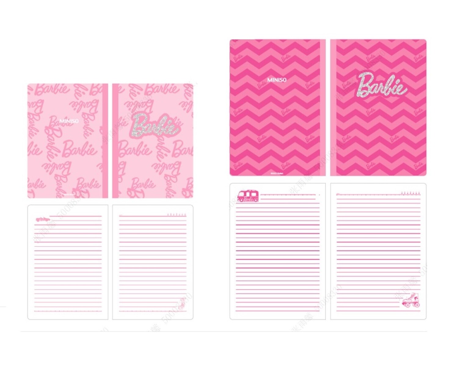 Set cuadernos Barbie 2pcs 