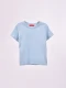 REMERA MIX COLOR CELESTE