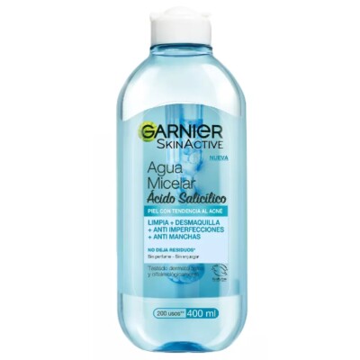 Agua Micelar Anti Imperf. Express Aclara Garnier 400 Ml. Agua Micelar Anti Imperf. Express Aclara Garnier 400 Ml.