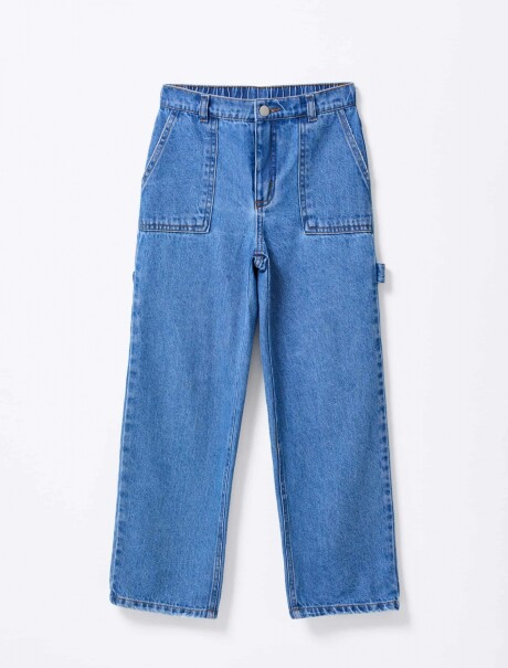 PANTALÓN JEANS PARA NIÑO AZUL
