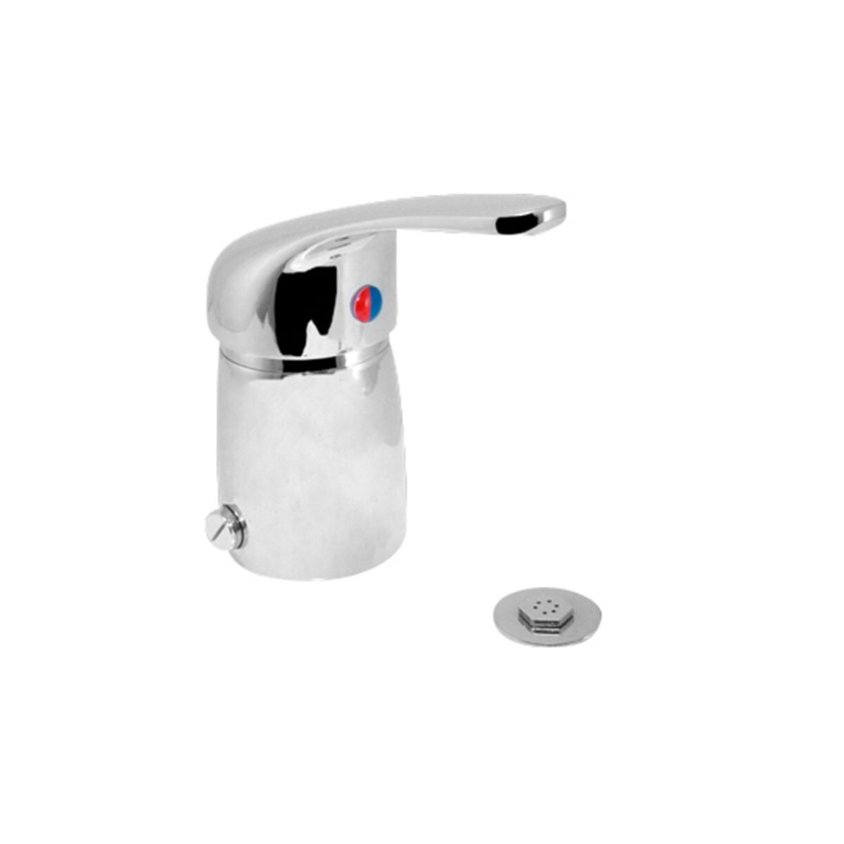Griferia De Bidet Monocomando Cromo Dgc Anzio 