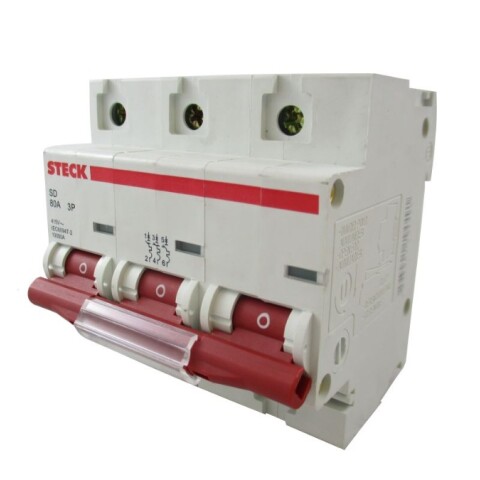 DISYUNTOR DIN 3X 80 A 10 KA STECK DISYUNTOR DIN 3X 80 A 10 KA STECK