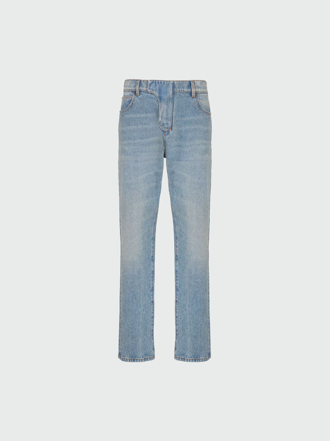 BALMAIN - JEANS REGULAR FIT DENIM Alta Automática