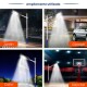 Foco Exterior Led Solar Poste De Luz Sensor Control Brazo Foco Exterior Led Solar Poste De Luz Sensor Control Brazo