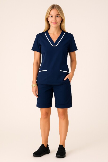 Casaca Mucama (domestica - Limpieza) AZUL Casaca Mucama (domestica - Limpieza) AZUL