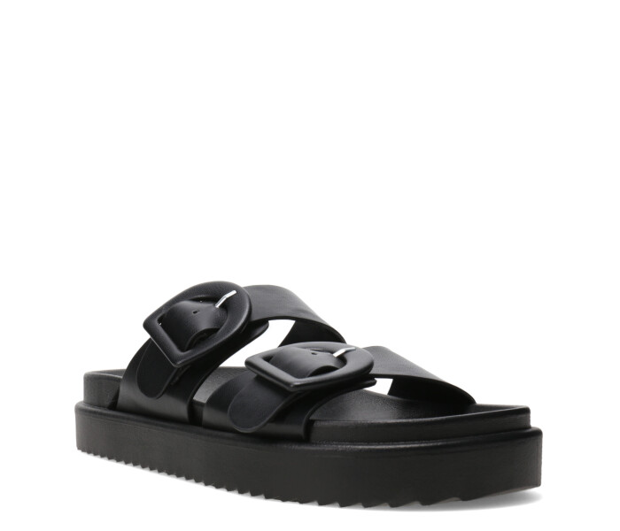 Sandalia QIRA con hebillas Black