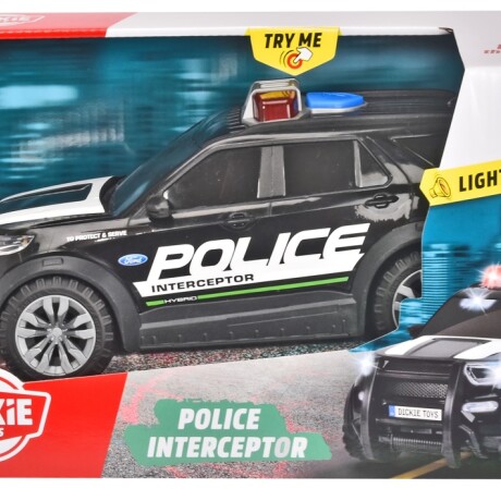 Auto de Policía Dickie Toys Ford Luces y Sonido 25 cm 001
