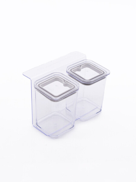 CONDIMENTERO CON SOPORTE TRANSPARENTE