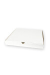 CAJA MICRO 33x33x4.5 cm BLANCA PIZZA BLANCO