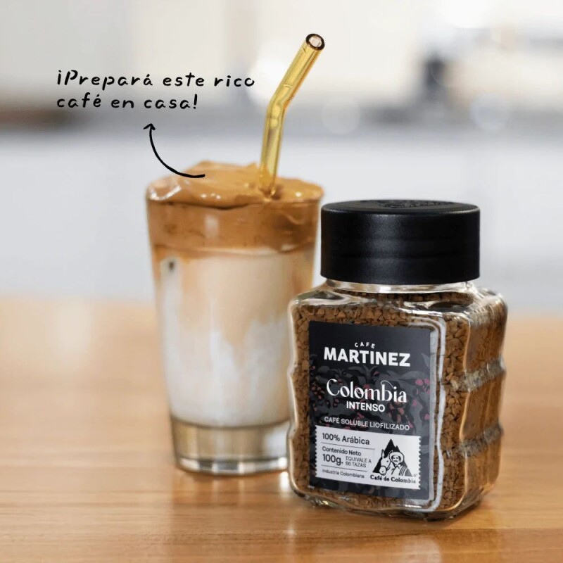 Café Martínez Soluble Liofilizado Colombia Intenso 100g Café Martínez Soluble Liofilizado Colombia Intenso 100g