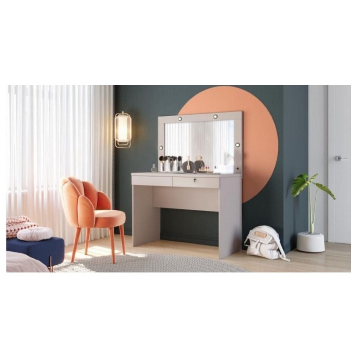 TOCADOR CAPRICHO COLOR OFF WHITE 