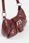 Cartera de hombro hebilla bordo