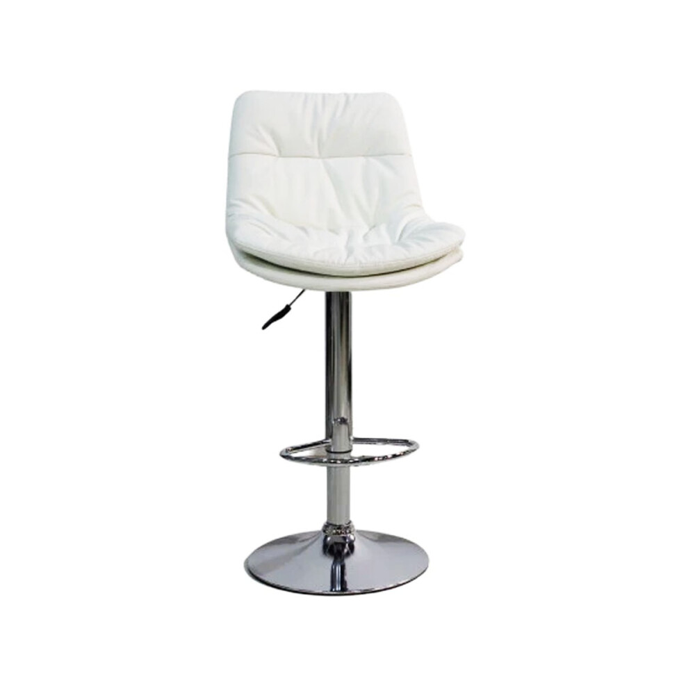Butaca eco cuero con respaldo alto Pillow Blanco