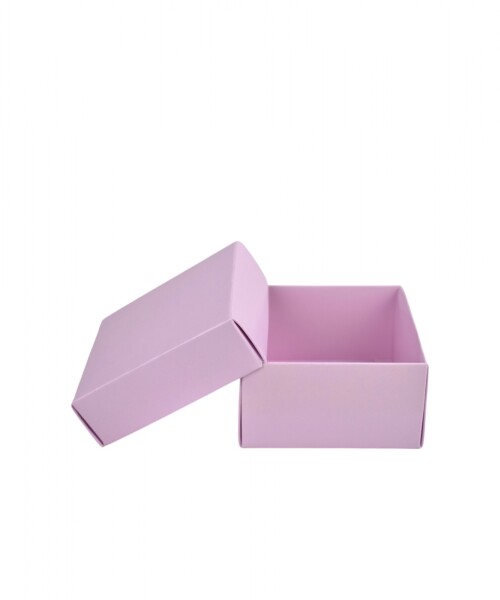 Caja Cuadrada 8x8x4,5 cm LILA