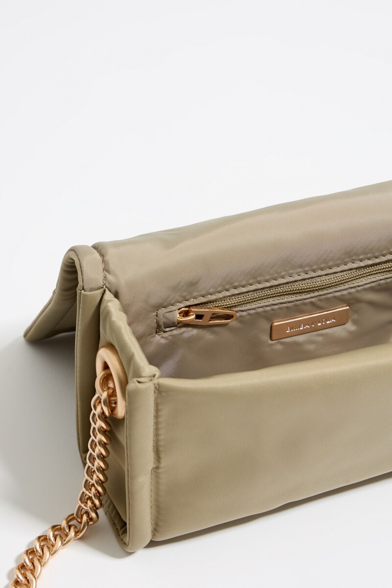 Bolso bandolera solapa mini Kaki