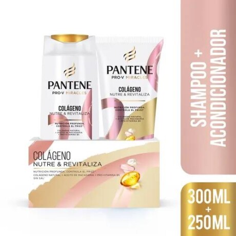 Pack Pantene Colágeno Shampoo + Acondicionador Nutre 001