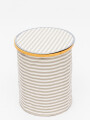 Cesto Solara A Rayas C/tapa Estampado 2
